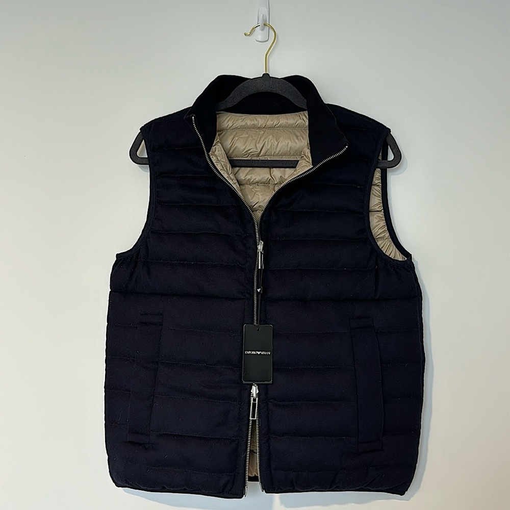 Emporio Armani Puffer Reversible Vest Jacket